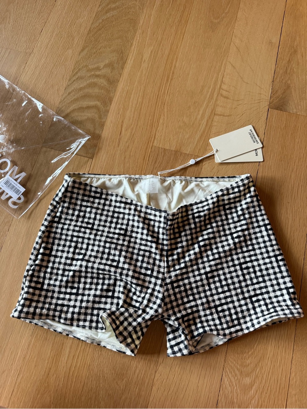 Monday Swimwear Gingham Shorts - Picture 2 of 6